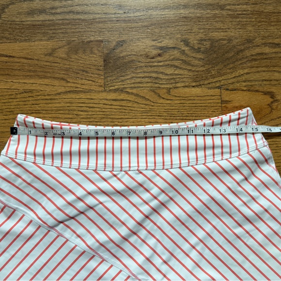 Southern Tide Katlyn Stripe Skort - Classic White - Size M - Picture 8 of 9